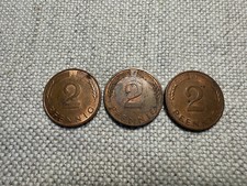 2 Pfennig DM Münzen, 1980