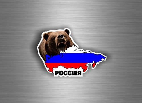Aufkleber sticker russia
