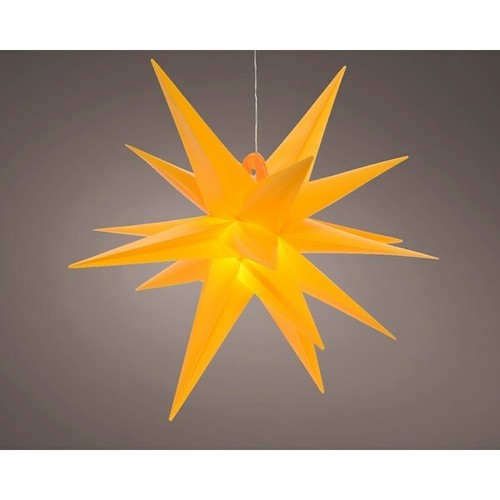 Led stern gelb advent - stern,