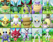 Alle Mega Pokémon in Shiny Lvl 1/20 6 Dv/Ev Max Pokémon Let‘s Go Pikachu/Evoli
