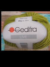 gedifra live- 100% Schurwolle- 8 verschiedene Farben je 50 Gramm - Hellgrün
