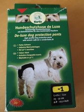 Karlie Hundeschutzhose de Luxe Farbe Schwarz Größe - 1(9.8-12.2cm)  OVP