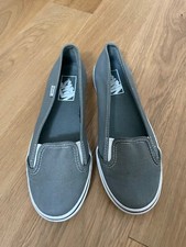 Schuhe Ballerinas Vans KVD Damen Slip On Sneaker grau Gr. 36 US 6