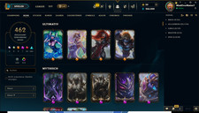 Lol Account mit insgesamt 462