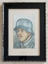 1. Weltkrieg AQUARELL Soldat
