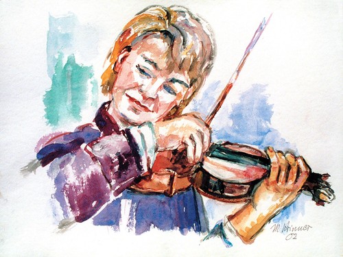 Geigerin aquarell 2002 - geigerin,