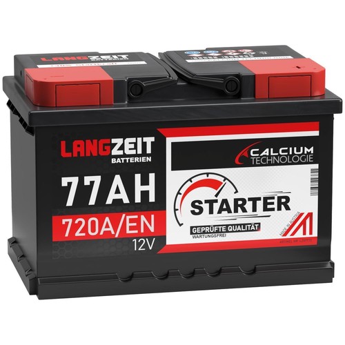 Autobatterie 12v 77ah ersetzt - 77ah,