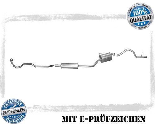 Auspuffanlage daihatsu cuore - auspuffanlage,
