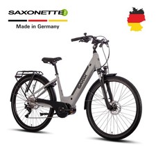 SAXONETTE E Bike 28 Zoll mit Mittelmotor Max 500W 90NM， 36V 14.5Ah Akku 120KM