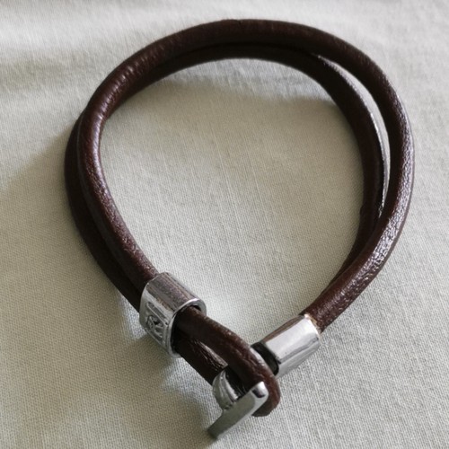 Rox leder handschlaufe - leder, im