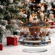 2D-Weihnachtstischdeko aus