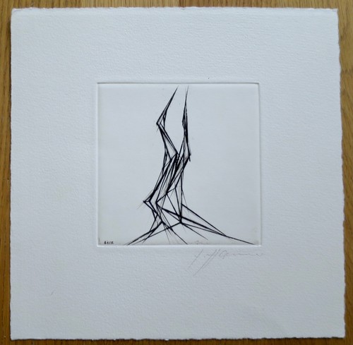Handsignierte radierung von - handsignierte,