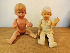 2 x orig. Celluloid Puppe 1930