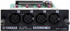 YAMAHA MY4-AD MY4AD Analog Karte XLR 01V96 AW4416 AW2400 / OVP + 1J GEWÄHR!✅