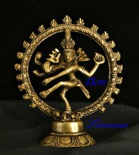 Shiva nataraja figur messing - figur,