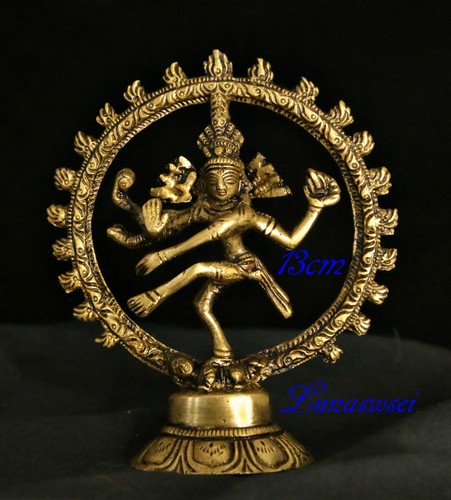 Shiva nataraja figur - figur, messing