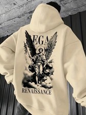 Renaissance Herren Hoodie Kapuzenpullover Streetwear Fashion Mode bis 5XL