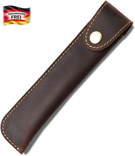Leder federmäppchen für - leder,