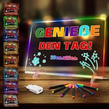 LED Zeichenbrett Kinder leuchtende Maltafel 13 Farben 6 Modi Schreibtafel
