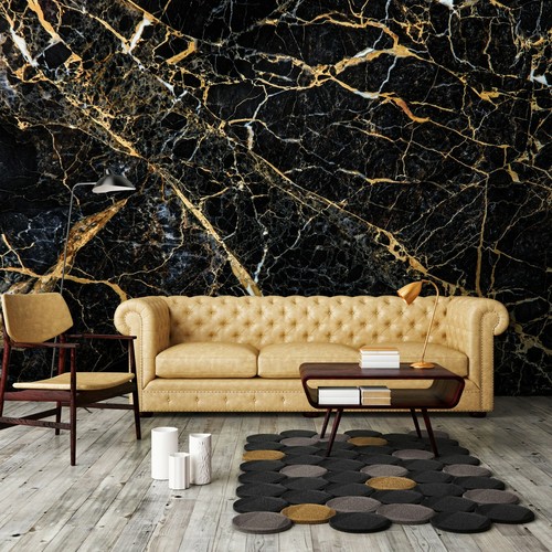 Vlies fototapete marmor gold - vlies,