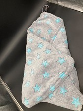 Einschlagdecke Babyschale grau