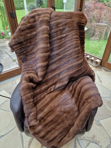 Tagesdecke aus nerz fell - tagesdecke,