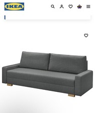 sofa bed couch IKEA Dunkel