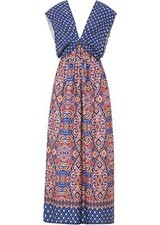 Neu Maxikleid Gr. 36/38 Blau