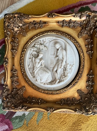 Alabaster relief französische - alabaster,