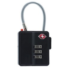 TSA Kofferschloss Stahlseil Vorhängeschloss Zahlenschloss Reiseschloss