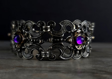 Armband Silber Sterling Amethyst BAS Blachian lila Trachten - traumhaft schön