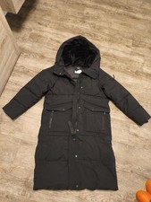 Verkaufe Damen Wintermantel, Schwarz, Gr. 36  (eher eher 38) 2x getragen!