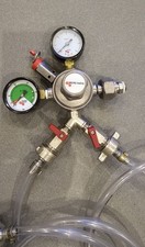 Zapfanlagen Zubehör Druckminderer Bierschlauch Co2 m. Schläuchen. 