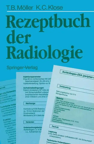 Rezeptbuch der radiologie - der,