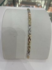 585 GOLD Armband In Tricolour