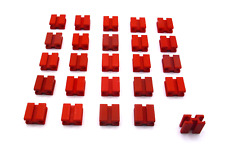 Fischertechnik 25 Stk. Baustein 7,5, rot (ft-Nr. 37468) 