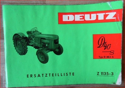 Deutz schlepper s - schlepper, 40