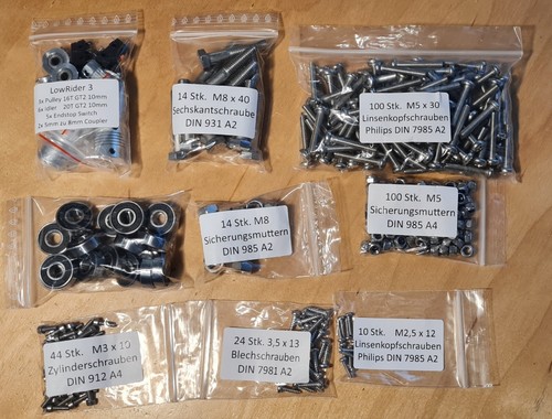Mpcnc lowrider4 set - v4,