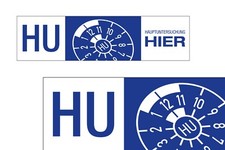 Banner Werbebanner "Hauptuntersuchung hier" HU Autohaus Werkstatt