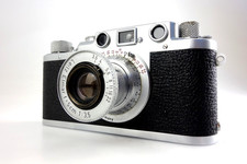 Leitz Leica IIf RF camera Elmar 5cm f3,5 red scale #454891 jo054*