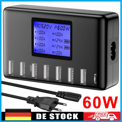Usb ladegerät 60w port - c, 8-port
