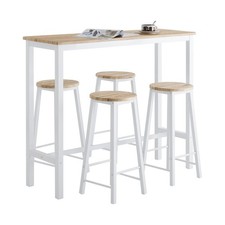SoBuy 5-teilig Bartisch mit