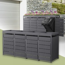 4er mülltonnenbox mit - 1/2/3/4er,