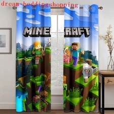 Schlafzimmer Vorhänge Ösen Minecraft Kinderzimmer Verdunklung Vorhang UV-Schutz