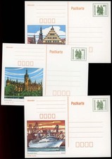 DDR P 109/01-03 ungebraucht