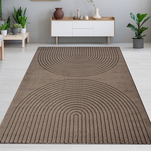 Designteppich braun mit - designteppich,