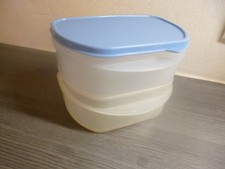 Tupperware Frischekabinett halb 3-teilig  2x 600 ml + Deckel ANSEHN