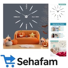 Moderne 3D Wanduhr mit