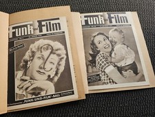 Konvolut  FUNK UND FILM, Zeitschriften 40er 50er Jahre, Lesemappen,Österreich