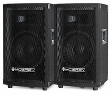 Paar 2x 300W 8 Ohm DJ PA Party Lautsprecher Disco 2-Wege Passiv Box 8" Woofer